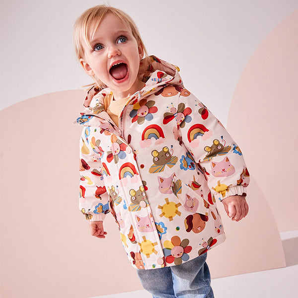 Multi Waterproof Colourblock Jacket (3mths-6yrs)
