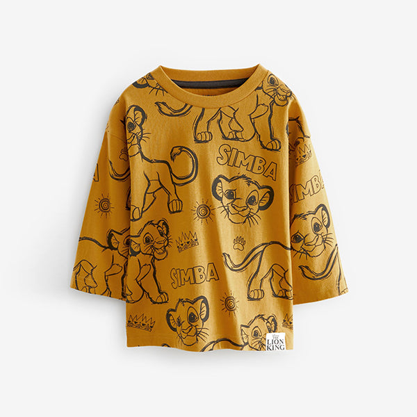 Yellow Lion King Long Sleeve T-Shirt (3mths-6yrs)