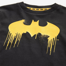 Load image into Gallery viewer, Black 100% Cotton Batman Long Sleeve T-Shirt (3mths-6yrs)
