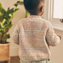 Load image into Gallery viewer, Rainbow V-Neck Cardigan (3mths-5yrs)
