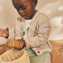 Load image into Gallery viewer, Rainbow V-Neck Cardigan (3mths-5yrs)
