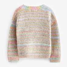 Load image into Gallery viewer, Rainbow V-Neck Cardigan (3mths-5yrs)
