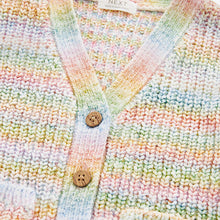 Load image into Gallery viewer, Rainbow V-Neck Cardigan (3mths-5yrs)
