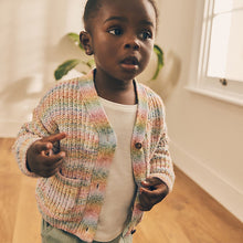 Load image into Gallery viewer, Rainbow V-Neck Cardigan (3mths-5yrs)

