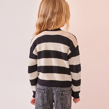 Load image into Gallery viewer, Monochrome Boxy Cardigan (3-12yrs)
