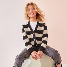 Load image into Gallery viewer, Monochrome Boxy Cardigan (3-12yrs)
