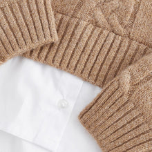 Load image into Gallery viewer, Neutral Mock 100% Cotton Shirt Jumper (3-12yrs)
