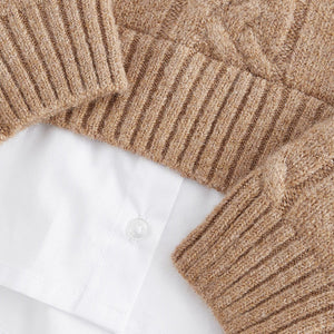 Neutral Mock 100% Cotton Shirt Jumper (3-12yrs)