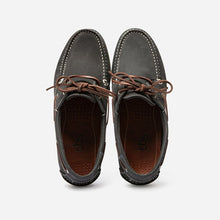 Load image into Gallery viewer, Men&#39;s Boat Shoes Leather Nubuck Marine
