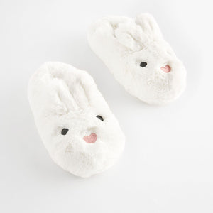 White Bunny Rabbit Slippers