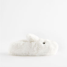 Load image into Gallery viewer, White Bunny Rabbit Slippers
