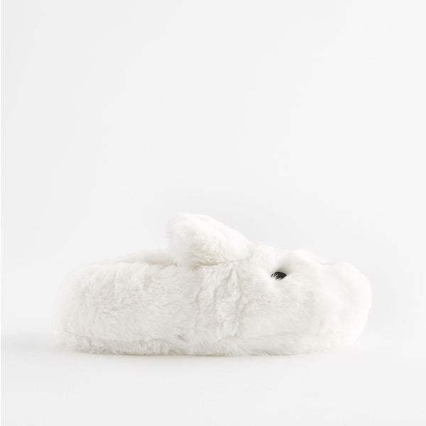 White Bunny Rabbit Slippers