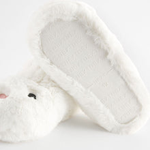 Load image into Gallery viewer, White Bunny Rabbit Slippers
