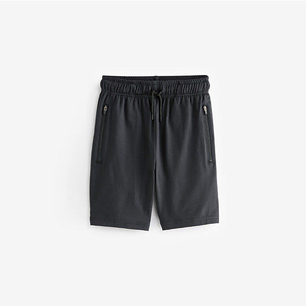 Black 1 Pack Sports Shorts (3-12yrs)