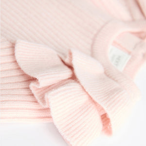 Pink Knitted Baby Jumper & Leggings Set (0mths-18mths)