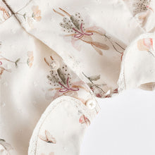 Load image into Gallery viewer, White Floral/ Fairy Baby Woven Dress with Tights (0mths-18mths)
