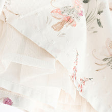 Load image into Gallery viewer, White Floral/ Fairy Baby Woven Dress with Tights (0mths-18mths)

