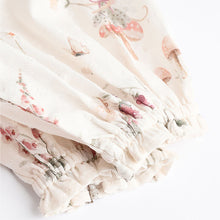 Load image into Gallery viewer, White Floral/ Fairy Baby Woven Dress with Tights (0mths-18mths)
