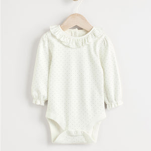 Sage Green Character Baby Corduroy 100% Cotton Dungarees and Long Sleeve Bodysuit Set (0mths-18mths)