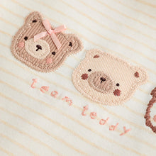 Load image into Gallery viewer, Beige Baby Long Sleeve Top And Leggings Set
