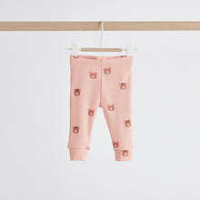 Load image into Gallery viewer, Beige Baby Long Sleeve Top And Leggings Set
