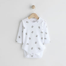 Load image into Gallery viewer, Grey Bear Corduroy 100% Cotton Baby Dungarees and Bodysuit Set (0mths-18mths)
