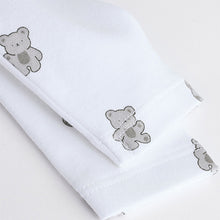 Load image into Gallery viewer, Grey Bear Corduroy 100% Cotton Baby Dungarees and Bodysuit Set (0mths-18mths)
