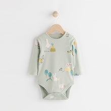 Load image into Gallery viewer, Green Farm Baby Twill Dungarees and Bodysuit Set (0mths-18mths)
