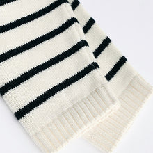 Load image into Gallery viewer, Navy Stripe Baby Woven100% Cotton Top and Trousers Set (0mths-18mths)
