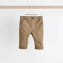 Load image into Gallery viewer, Navy Stripe Baby Woven100% Cotton Top and Trousers Set (0mths-18mths)
