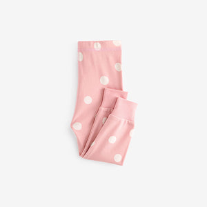 Pink/White 3 Pack 100% Cotton Snuggle Pyjamas (9mths-8yrs)
