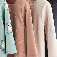 Load image into Gallery viewer, Mineral Farm Long Sleeve Baby T-Shirts 4 Pack
