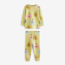 Load image into Gallery viewer, Green/Blue Pumpkin 100% Cotton Printed Snuggle Pyjamas 3 Pack 12mths-7yrs)
