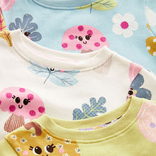 Load image into Gallery viewer, Green/Blue Pumpkin 100% Cotton Printed Snuggle Pyjamas 3 Pack 12mths-7yrs)
