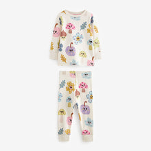 Load image into Gallery viewer, Green/Blue Pumpkin 100% Cotton Printed Snuggle Pyjamas 3 Pack 12mths-7yrs)
