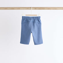 Load image into Gallery viewer, Navy/Brown Baby Joggers 3 Pack
