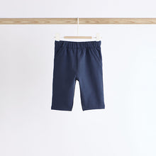 Load image into Gallery viewer, Navy/Brown Baby Joggers 3 Pack
