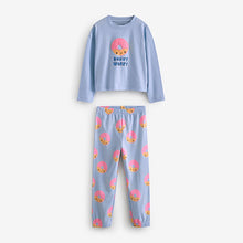 Load image into Gallery viewer, Grey/Blue Jogger Pyjamas 3 Pack
