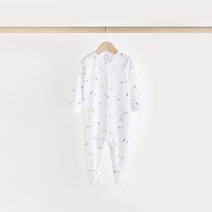 White Cotton Baby 5 Piece Set (0-6mths)
