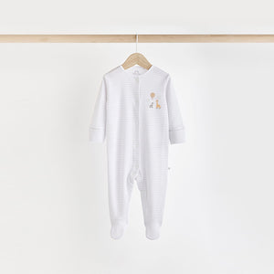 White Cotton Baby 5 Piece Set (0-6mths)