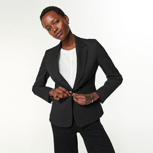 Black Tailored Single Breasted Blazer