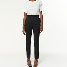 Load image into Gallery viewer, Black Tailored Slim Trousers
