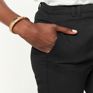 Black Tailored Slim Trousers