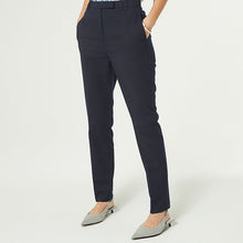 Load image into Gallery viewer, Navy Tailored Slim Trousers
