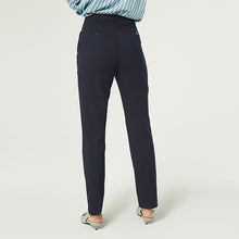 Load image into Gallery viewer, Navy Tailored Slim Trousers
