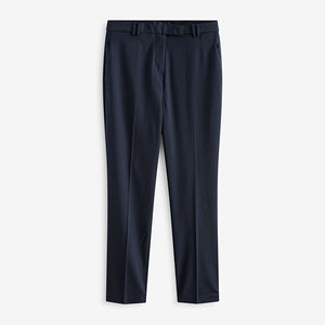 Navy Tailored Slim Trousers