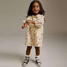 Load image into Gallery viewer, Pale Yellow Floral Cotton Shirt Dress (3mths-5-6yrs)
