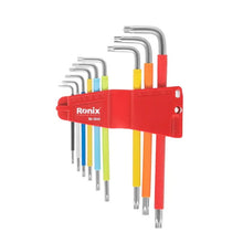 Load image into Gallery viewer, Multi Color Extra Long Arm Torx Key Set(9pcs)
