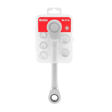 Load image into Gallery viewer, 7 in 1 double box end ratcheting wrench set
