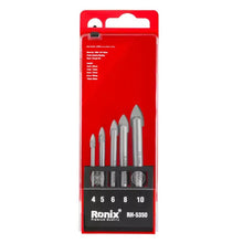 Load image into Gallery viewer, 5PCS Glass &amp; Tile Drill Bit Set
